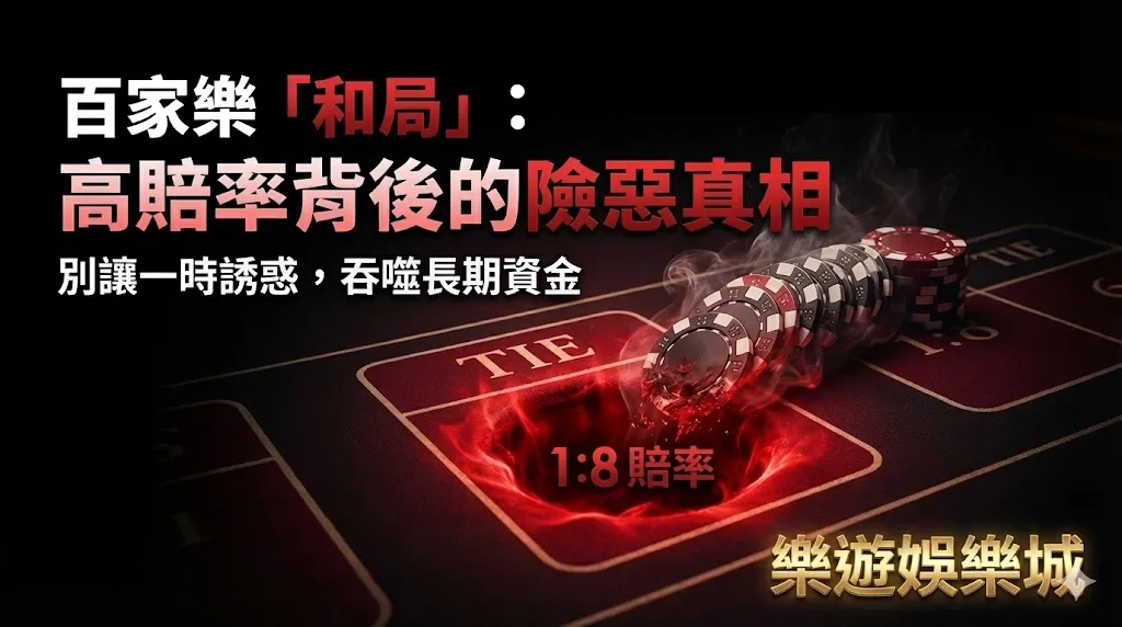 百家樂和局可以押嗎?高賠率背後的真相與風險解析|樂遊娛樂城