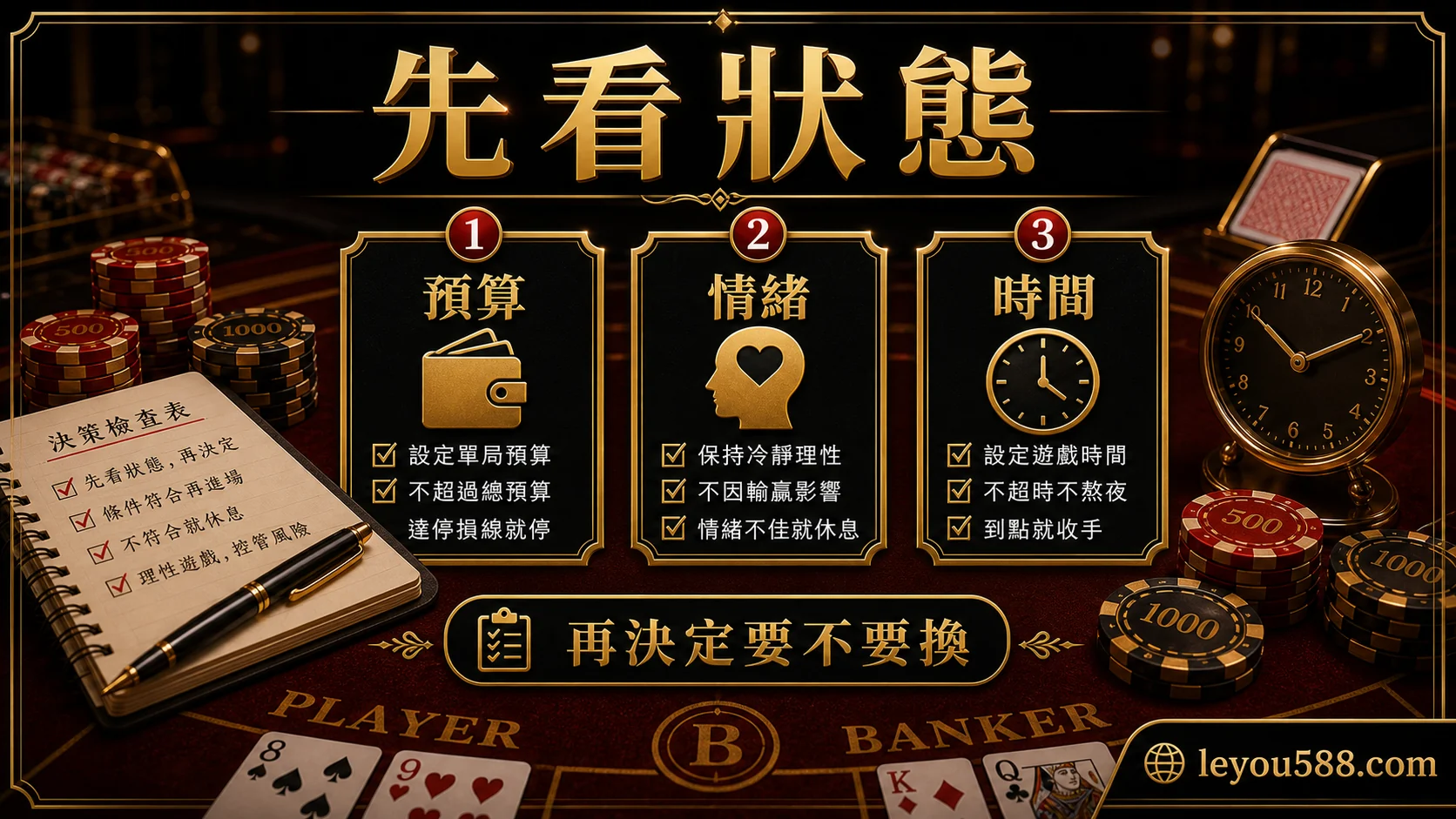 百家樂換桌前先看預算情緒與時間