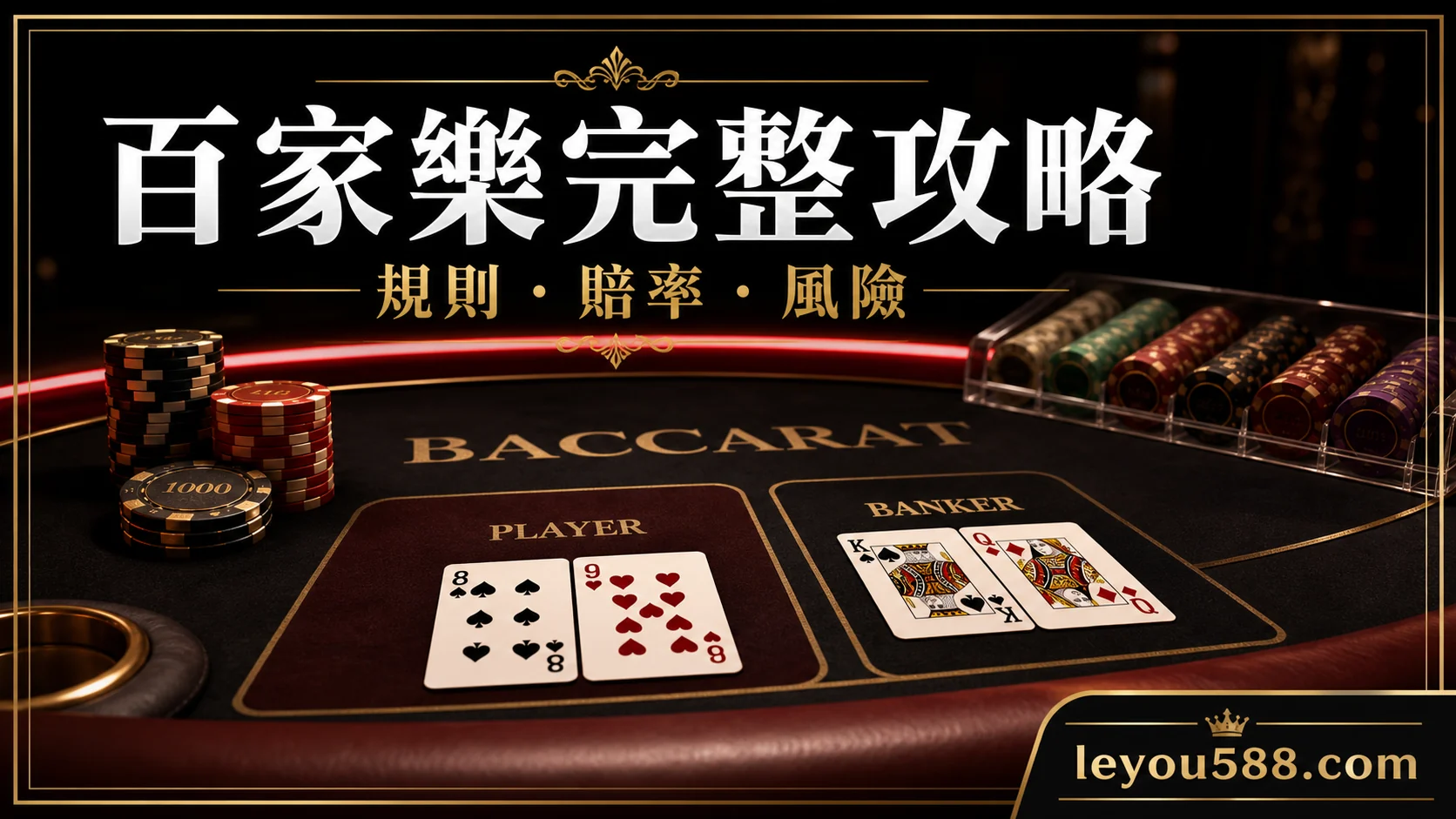 百家樂完整攻略:規則、賠率與風險