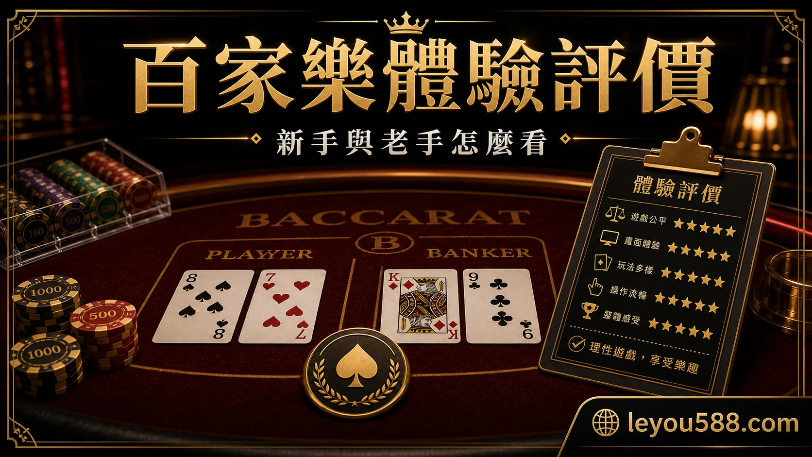 樂遊娛樂城百家樂體驗評價：新手與老手該看哪些重點？ 封面圖