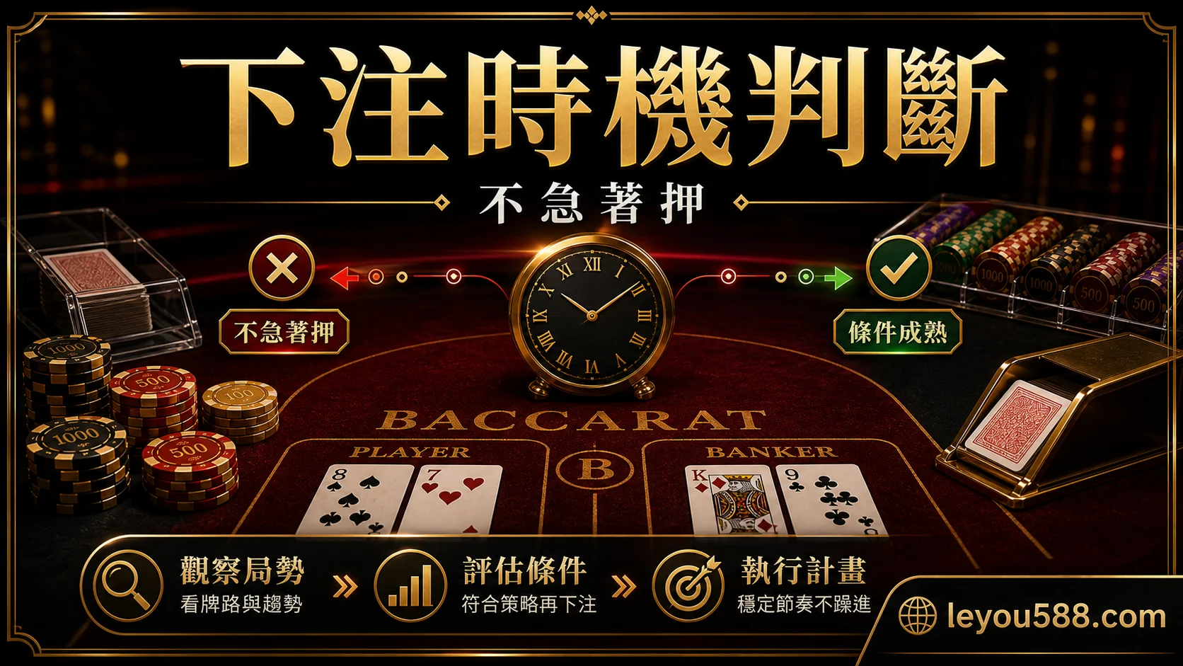 百家樂下注時機怎麼看？下注前檢查比急著押更重要 封面圖