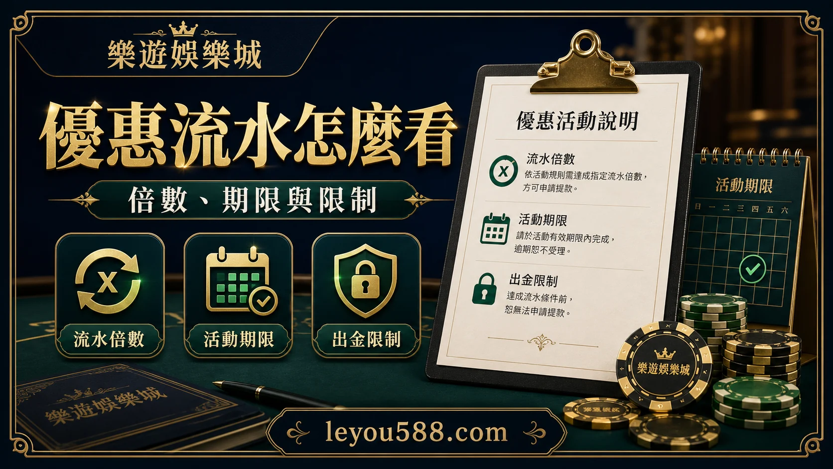 優惠流水倍數期限與限制封面圖