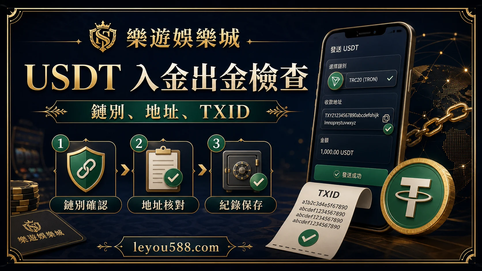 USDT 鏈別地址與 TXID 檢查封面圖