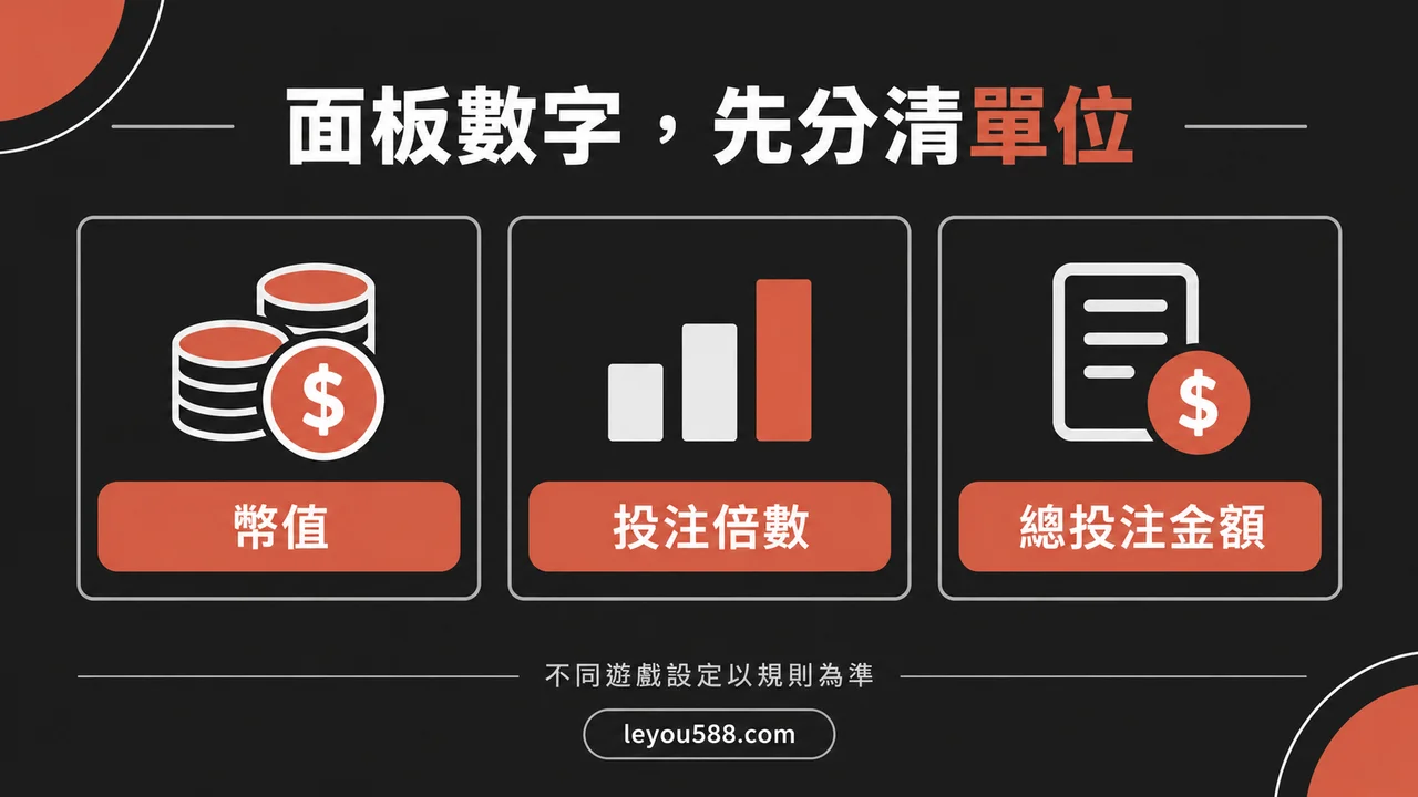老虎機投注前怎麼核對設定？版本、單注金額與規則資訊：說明圖1