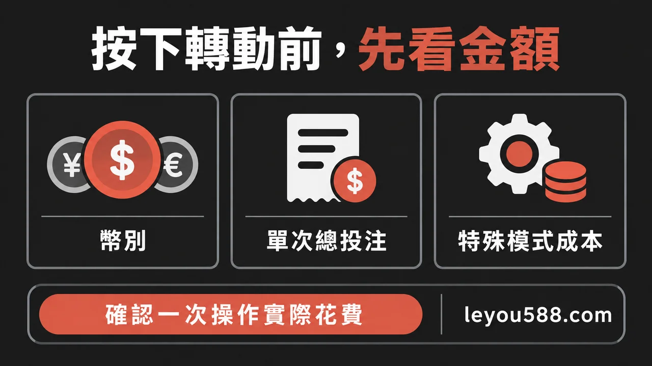 老虎機投注前怎麼核對設定？版本、單注金額與規則資訊
