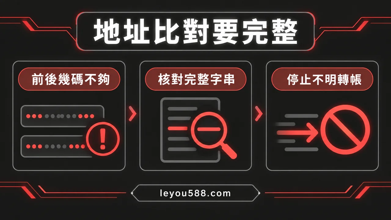 USDT 地址看起來一樣卻不是同一個?交易紀錄與地址污染辨識:說明圖2