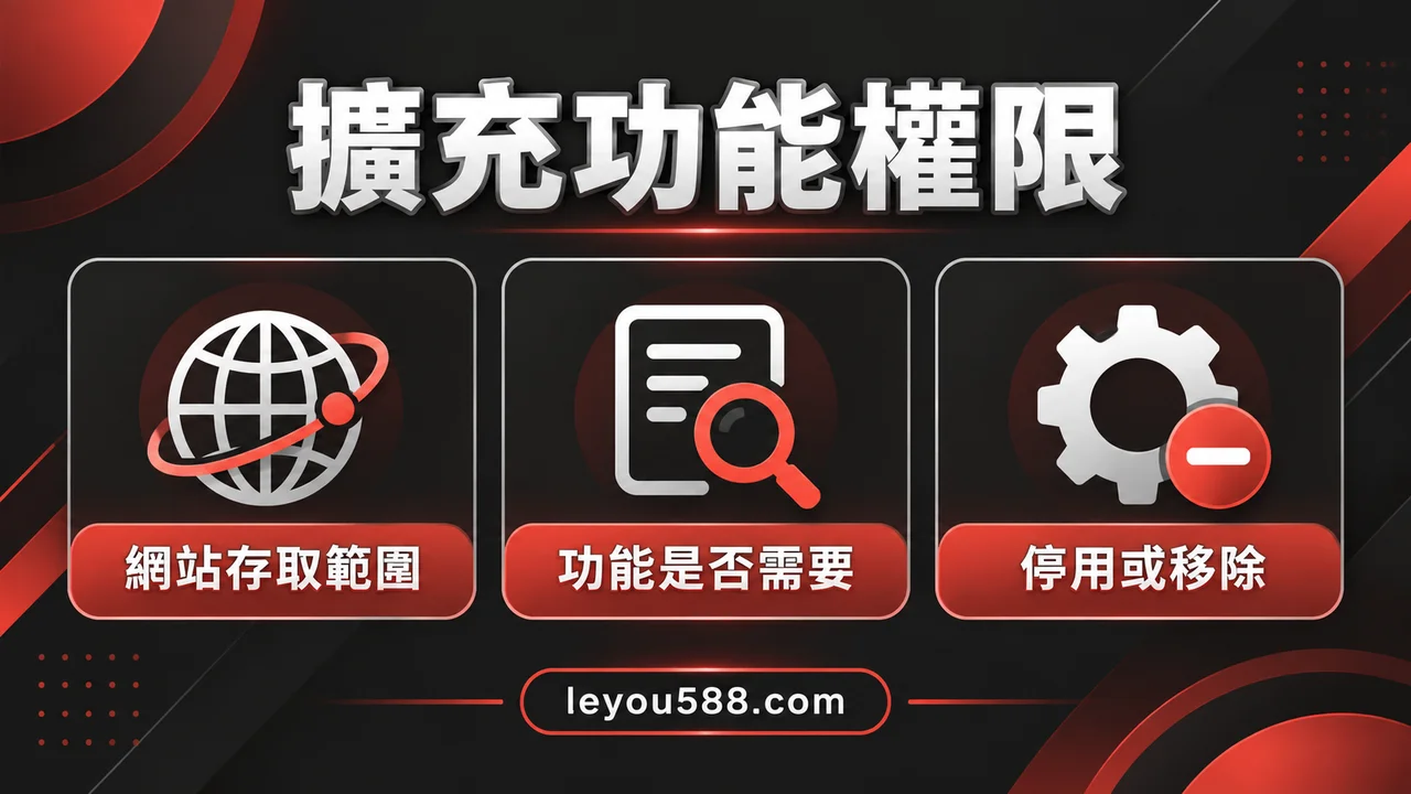 娛樂城登入前要檢查哪些擴充功能？網站存取權限與移除方式：主題核對圖